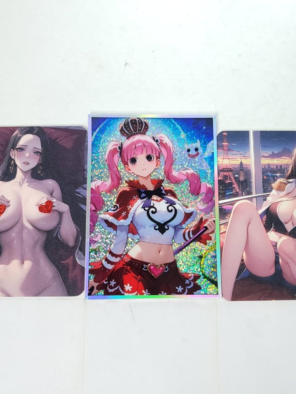 Perona Boa Young One Piece Anime Waifu Art Oversized Board A6 Lot of 3